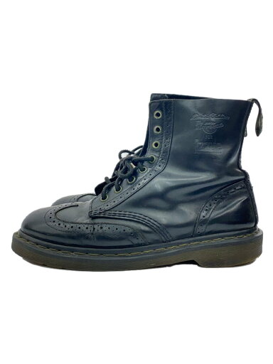 【中古】Dr.Martens◆ブーツ/UK8/BLK/牛革【シューズ】 【中古】Dr.Martens◆ブーツ/UK8/BLK/牛革【シューズ】