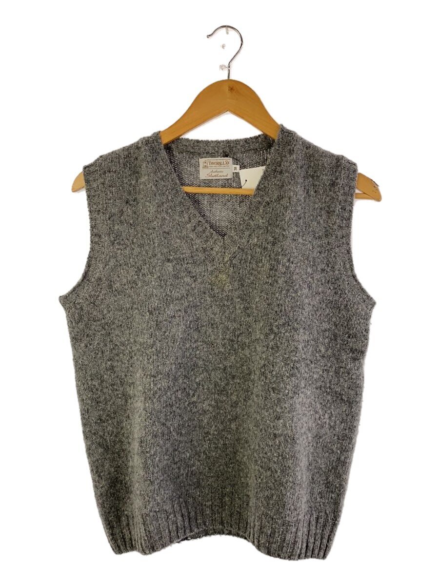 【中古】INVERALLAN◆ニットベスト(厚手)/38/ウール/GRY//【メンズウェア】
