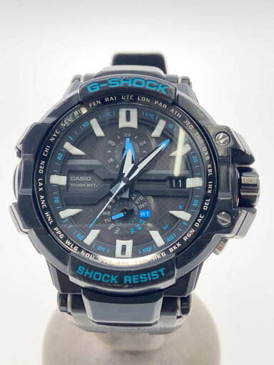 【中古】CASIO◆ソーラー腕時計/アナログ/ステンレス/BLK/BLK/GW-A1000A【服飾雑貨他】 【中古】CASIO◆ソーラー腕時計/アナログ/ステンレス/BLK/BLK/GW-A1000A【服飾雑貨他】