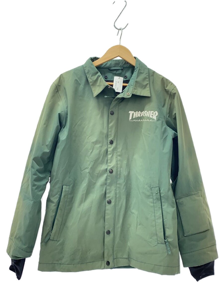 【中古】THRASHER◆ウェアー/M/GRN【スポーツ】