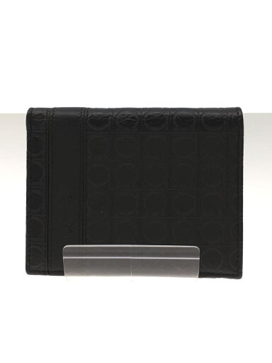 【中古】Salvatore Ferragamo◆サルヴァトーレフェラガモ/2つ折り財布/BLK/総柄/メンズ/66 8735【服飾雑貨他】 【中古】Salvatore Ferragamo◆サルヴァトーレフェラガモ/2つ折り財布/BLK/総柄/メンズ/66 8735【服飾雑貨他】