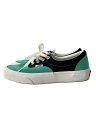【中古】VANS◆ローカットスニーカー/23.5cm/GRN/キャンバス/ティファニーブルー【シューズ】