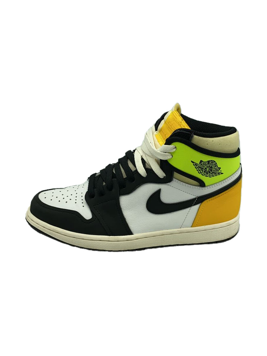 【中古】NIKE◆AIR JORDAN 1 RETRO HIGH OG_エア ジョーダン 1 レトロ ハイ/26.5cm/YLW【シューズ】