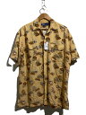 【中古】POLO RALPH LAUREN◆アロハシャツ/M/レーヨン/イエロー/総柄//【メンズウェア】