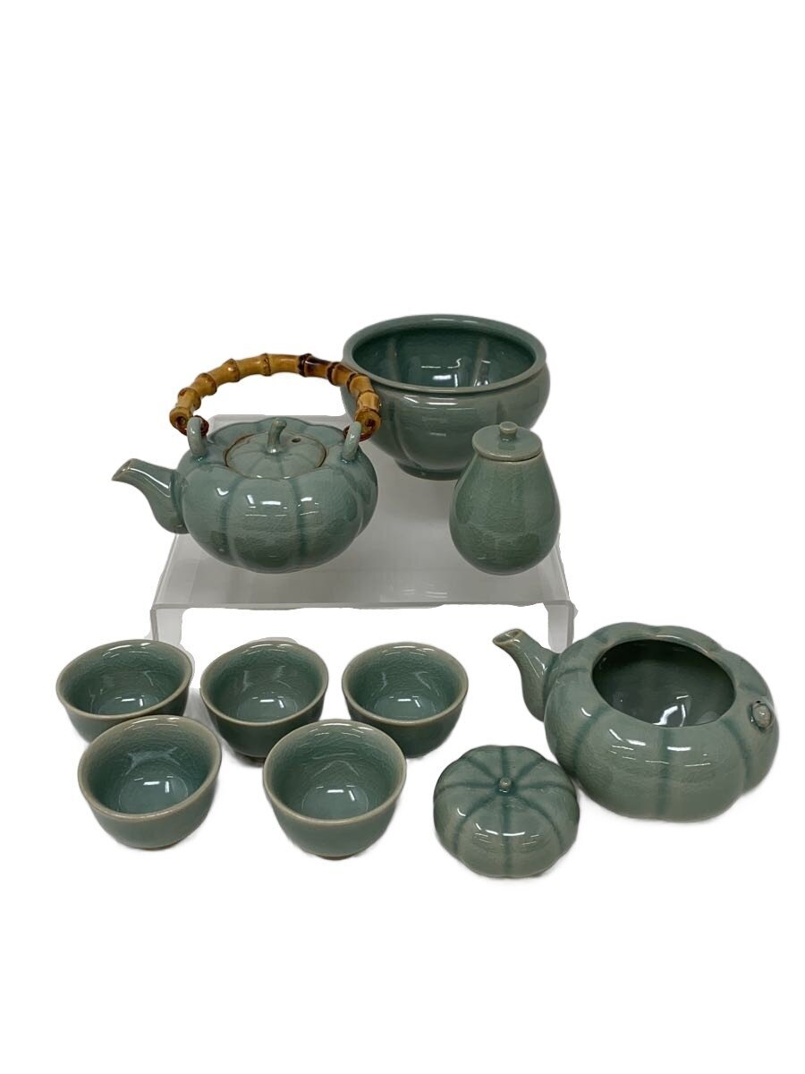 【中古】湯呑/10点セット/GRN【キッチン用品】