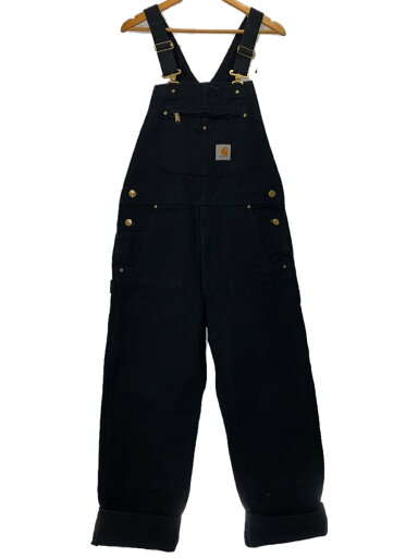 【中古】Carhartt◆DUCK BIB OVERALLS/オーバーオール/32/コットン/BLK/無地/102776-001【メンズウェア】 【中古】Carhartt◆DUCK BIB OVERALLS/オーバーオール/32/コットン/BLK/無地/102776-001【メンズウェア】