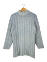 【中古】OUR LEGACY◆FUNNEL NECK/ニット・セーター(厚手)/44/アクリル/ブルー【メンズウェア】(4)