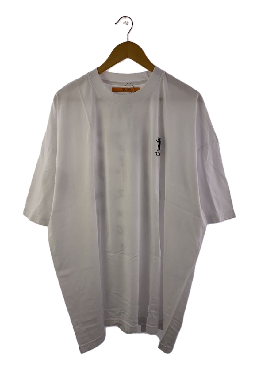 【中古】UNION◆Tシャツ/FREE/コットン/WHT/23S1107070701131【メンズウェア】