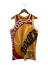 【中古】mitchell&ness◆タンクトップ/M/ポリエステル/マルチカラー/MSTKBW19113【メンズウェア】