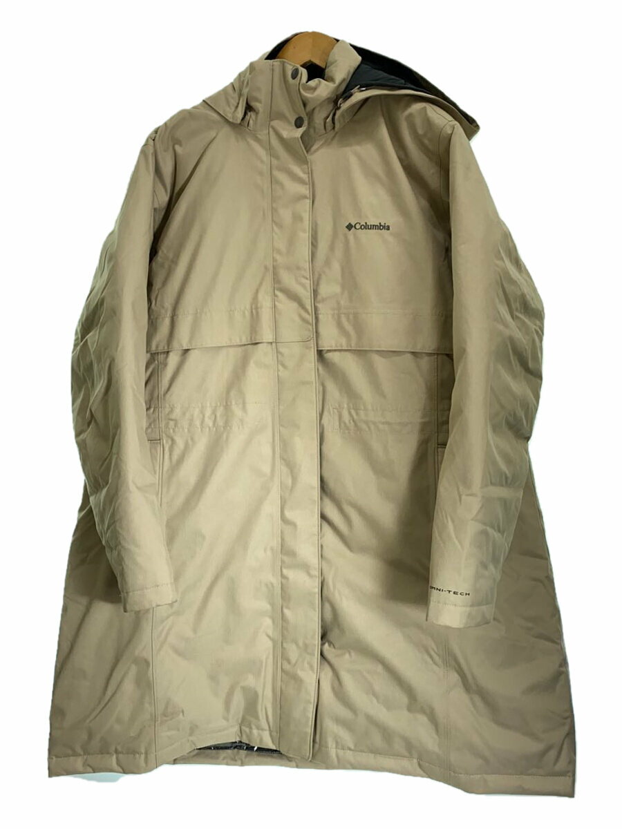 【中古】Columbia◆ダウンコート/3L/ナイロン/BEG/RDS CU PRJ 848416【メンズウェア】