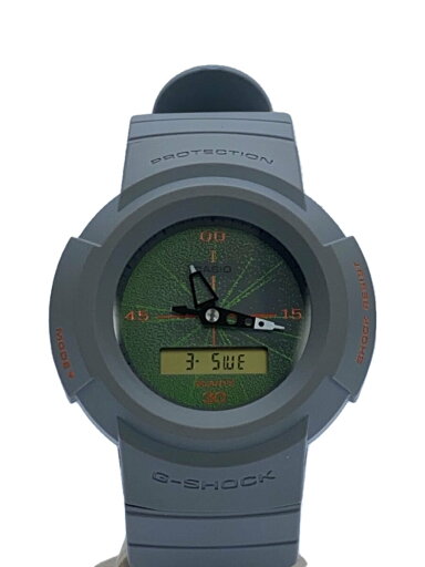 【中古】CASIO◆クォーツ腕時計_G-SHOCK/アナログ/ラバー/GRN/GRY【服飾雑貨他】 【中古】CASIO◆クォーツ腕時計_G-SHOCK/アナログ/ラバー/GRN/GRY【服飾雑貨他】