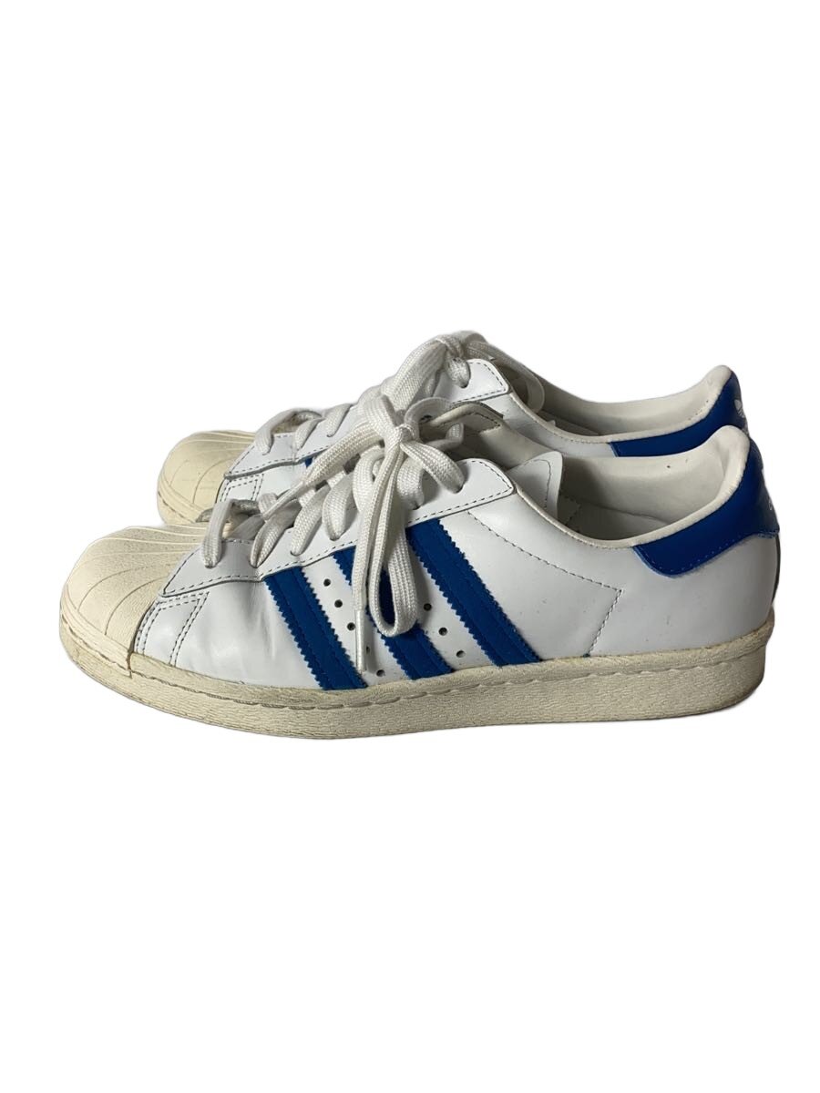 adidas◆SUPERSTAR 80s/スーパースター 80s/G61068/ホワイト/23.5cm/WHT/レザー