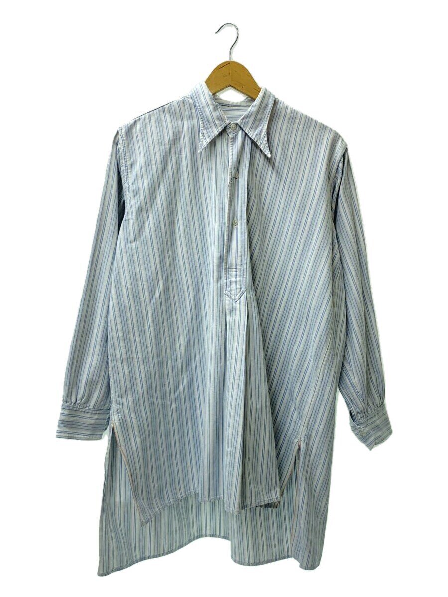 【中古】EURO VINTAGE◆プルオーバー/長袖シャツ/--/--/BLU/ストライプ【メンズウェア】