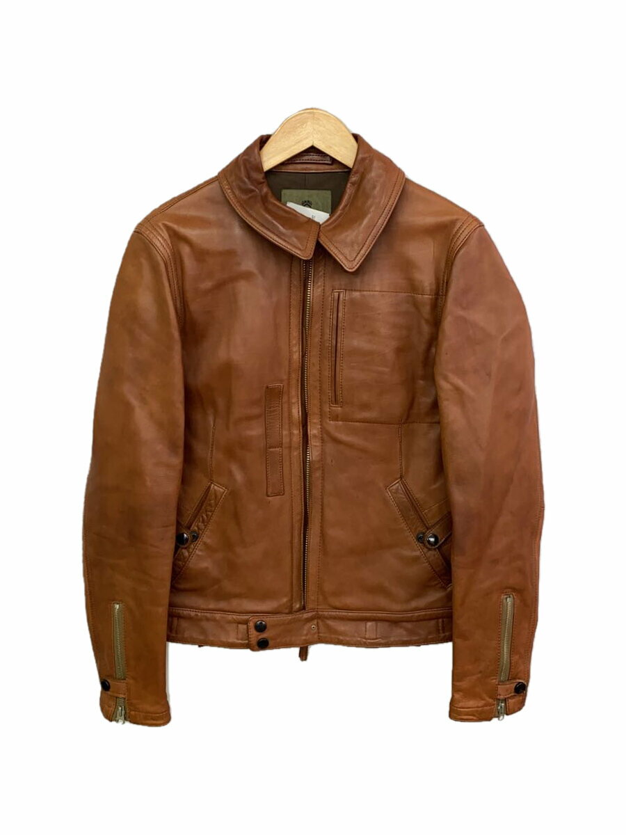 【中古】Nigel Cabourn◆レザージャケット・ブルゾン/48/牛革/CML/8050090000//【メンズウェア】