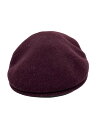 【中古】KANGOL◆キャスケット/M/ウール/BRD/無地/メンズ【服飾雑貨他】