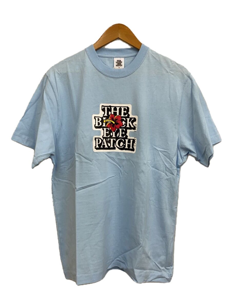 THE BLACK EYE PATCH◆HIBISCUS OG LABEL TEE PASTEL BLUE//M/コットン/BLU/BEPFW24TE54