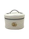 【中古】GUCCI◆バニティリュック/GG/ベージュ/革/レザー/ミニリュック/カバン/鞄/【バッグ】