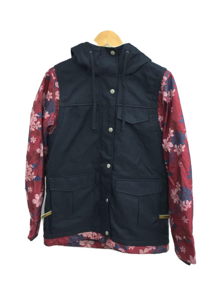 【中古】arg/スキーウェアー/M/NVY/花柄/ARJ-602【スポーツ】