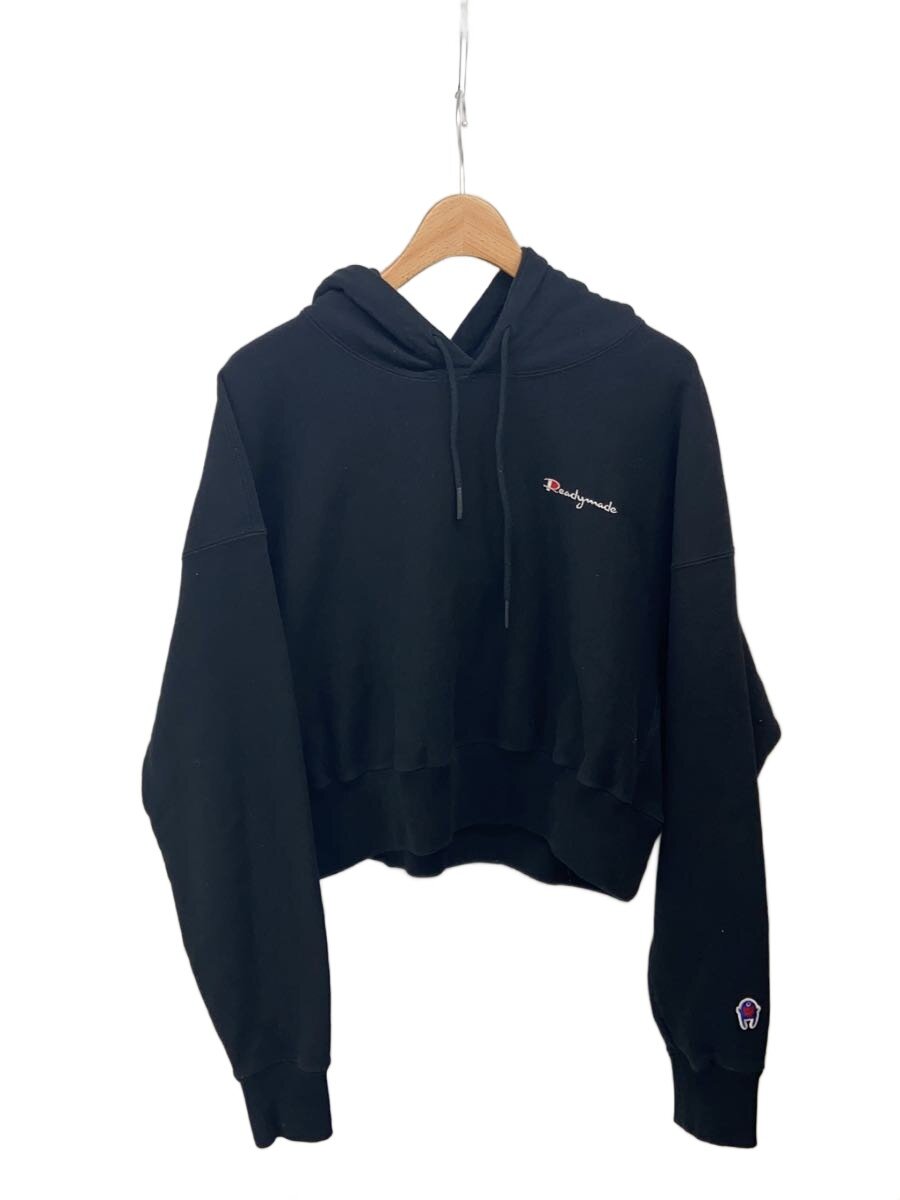 READYMADE◆PIONCHAM HOODIE/パーカー/M/コットン/BLK/RE-CO-BK-00-00-197//