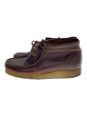 【中古】Clarks◆チャッカブーツ/25.5cm/BRW/レザー【シューズ】