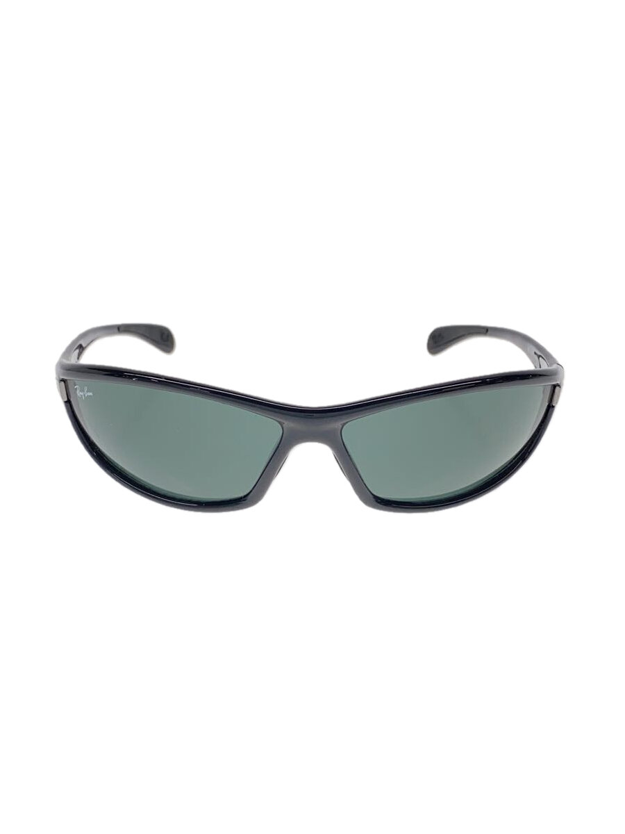 【中古】Ray-Ban◆PS HUNTER_サングラス/プラスチック/BLK/GRN/メンズ/RB4038/レンズ小傷有【服飾雑貨他】
