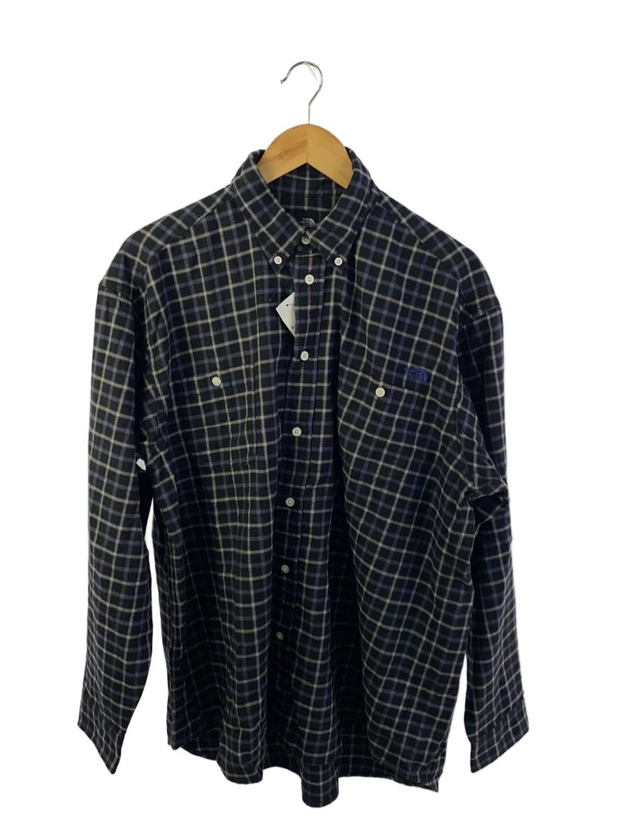 THE NORTH FACE◆L/S FROSTFORGE FLANNEL SHIRT_ロングスリーブフロストフォージフランネルシャツ/L/コッ//