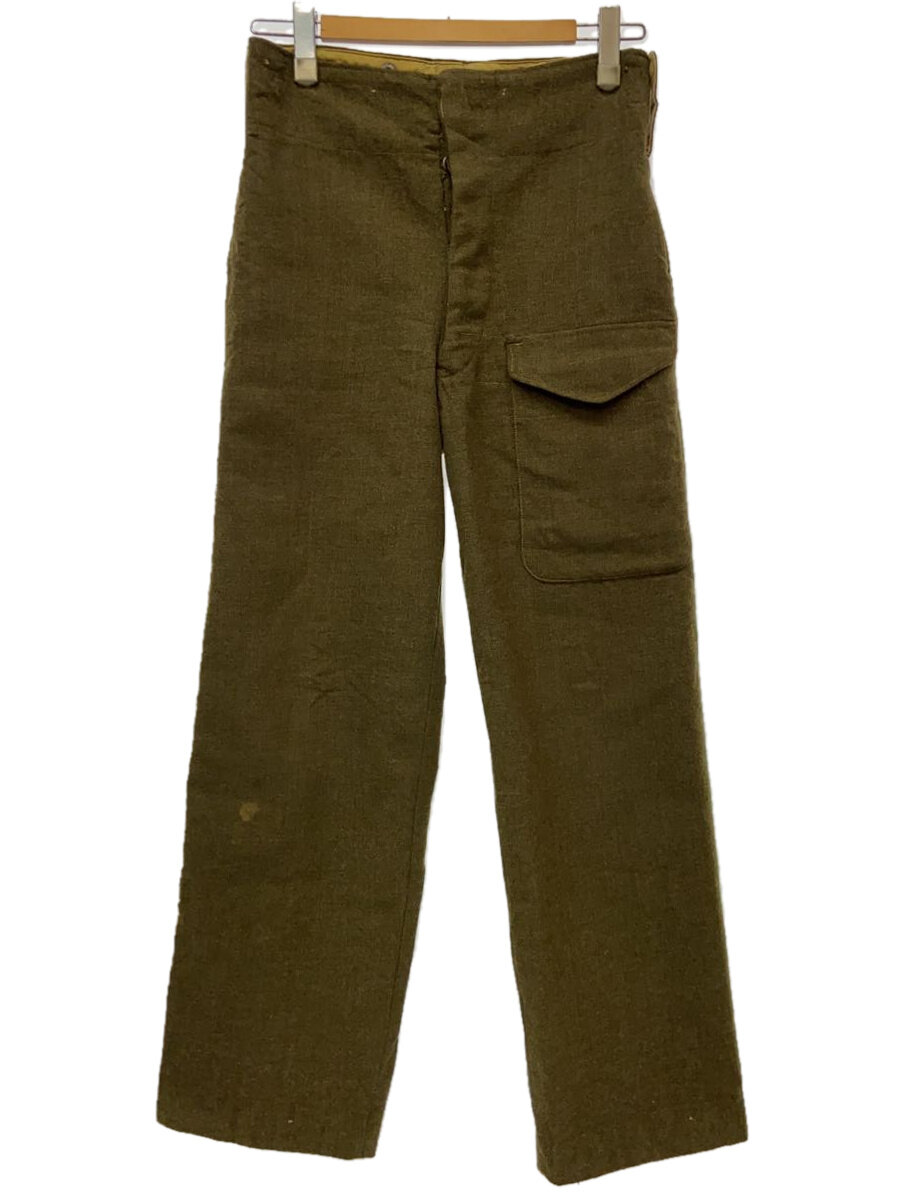 【中古】MILITARY◆ストレートパンツ/--/--/KHK【メンズウェア】
