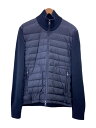 MONCLER◆MAGLIONE TRICOT CARDIGAN/L/ナイロン/BLK/E20919412700