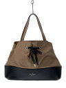 【中古】kate spade new york◆トートバッグ/--/BRW/無地【バッグ】