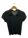 【中古】PLEATS PLEASE ISSEY MIYAKE◆半袖カットソー/3/ポリエステル/GRN/無地/PP23-FK428【レディースウェア】
