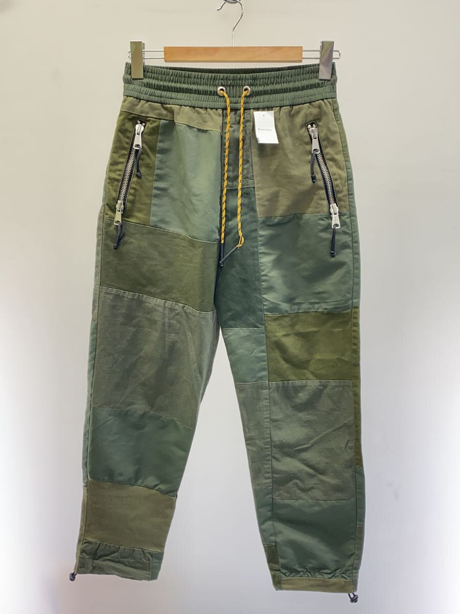 【中古】DIESEL◆切替/パッチワーク/ダブルジップポケット/ボトム/S/コットン/KHK/無地【メンズウェア】
