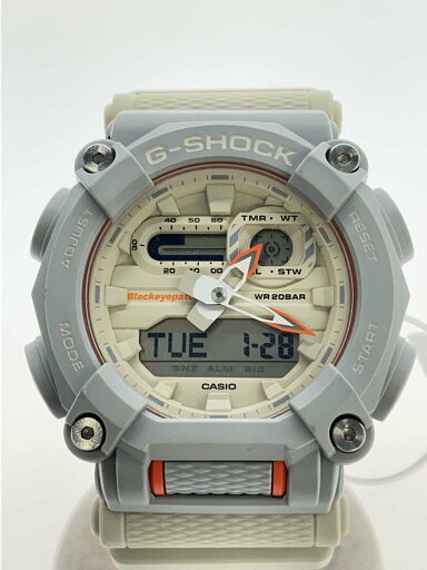 【中古】CASIO◆×THE BLACK EYE PATCH/クォーツ腕時計/デジアナ/GRY/SS/GA-900BEP-8AJ【服飾雑貨他】 【中古】CASIO◆×THE BLACK EYE PATCH/クォーツ腕時計/デジアナ/GRY/SS/GA-900BEP-8AJ【服飾雑貨他】