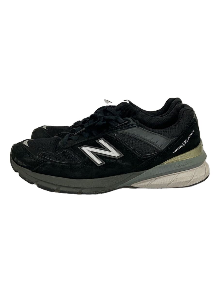 【中古】NEW BALANCE◆M990//ブラック/26.5cm/BLK【シューズ】