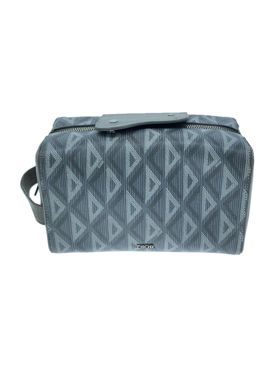 【中古】Christian Dior◆ランゴ/バッグ/PVC/GRY/総柄//【バッグ】