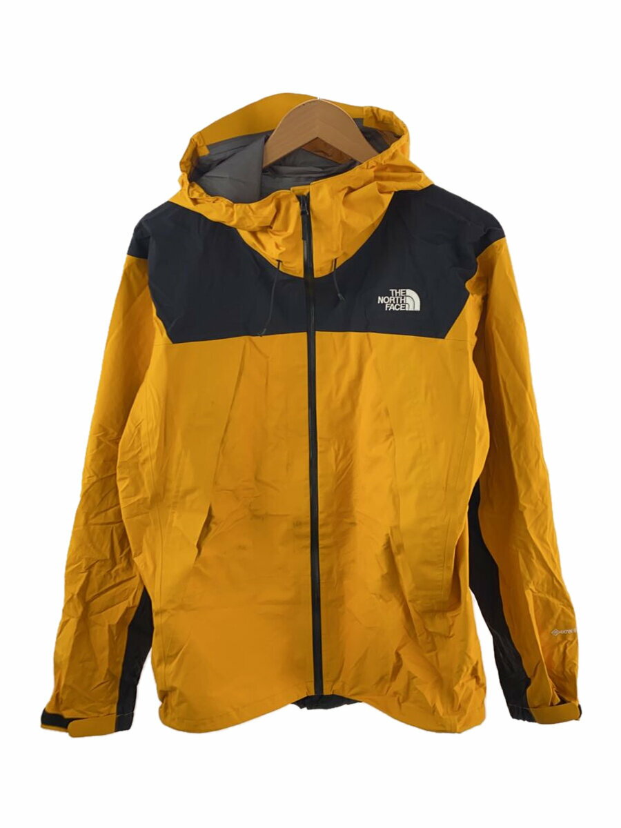 【中古】THE NORTH FACE◆CLIMB LIGHT JACKET_クライムライトジャケット/L/ナイロン/YLW//【メンズウェア】