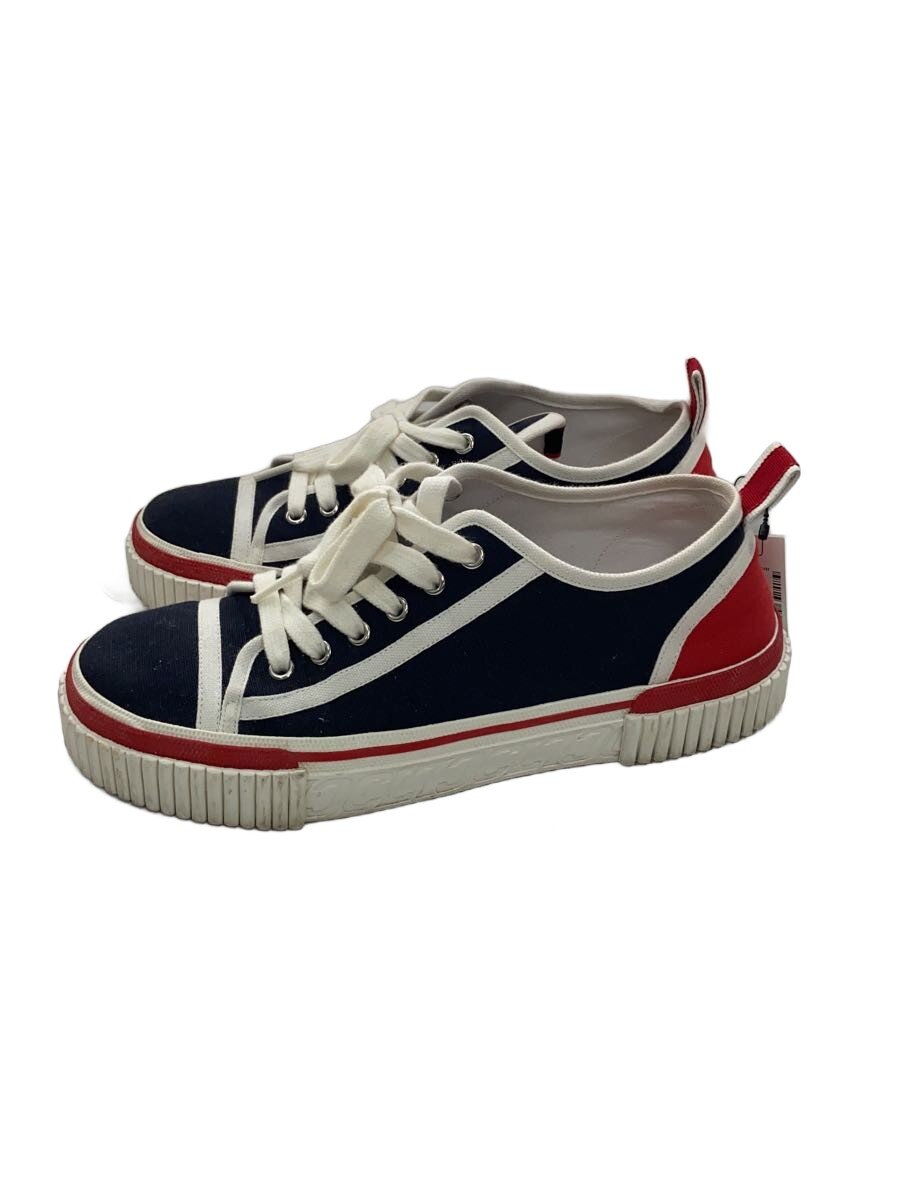 【中古】Christian Louboutin◆Pedro/ペドロスニーカー/40/NVY/キャンバス【シューズ】