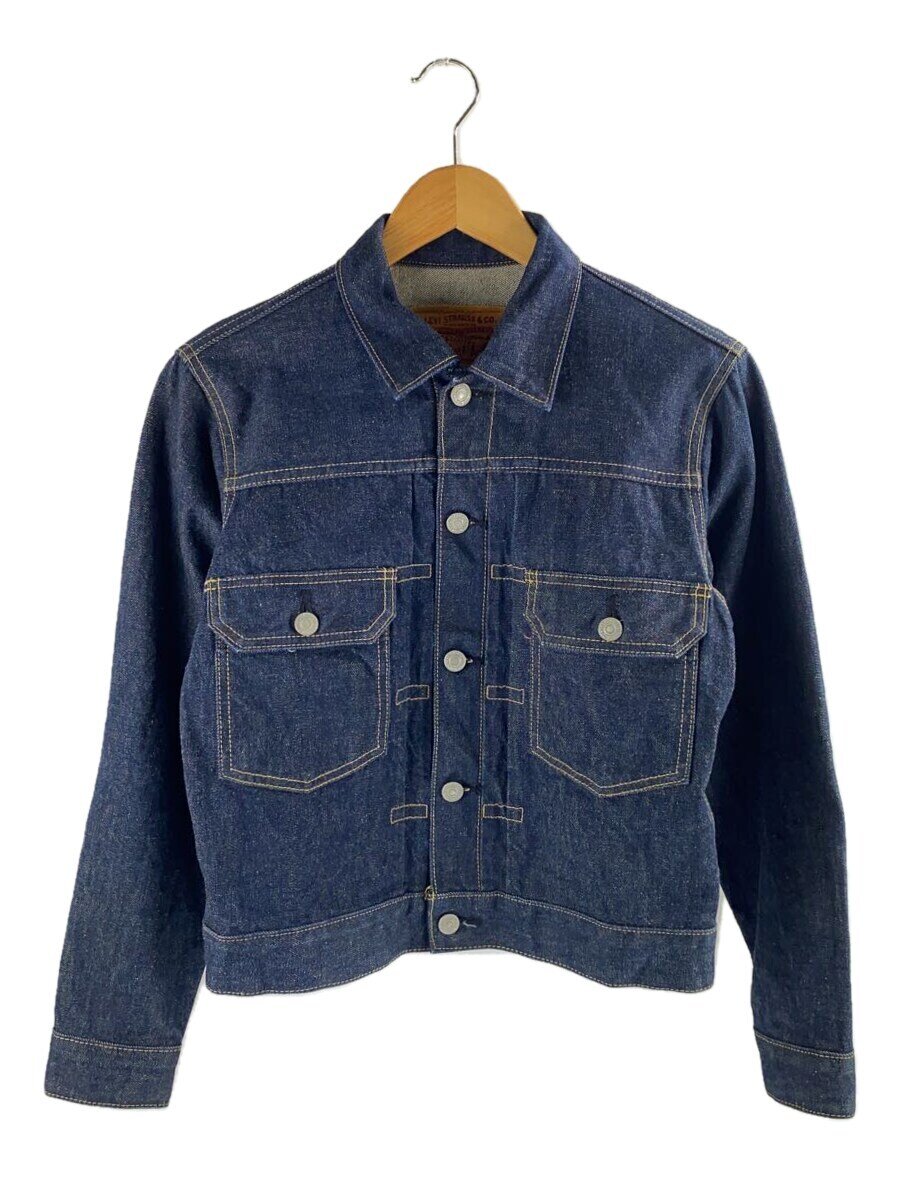 【中古】Levi’s◆Gジャン/34/コットン/IDG/無地/2nd復刻/イレギュラー/71507-XX【メンズウェア】