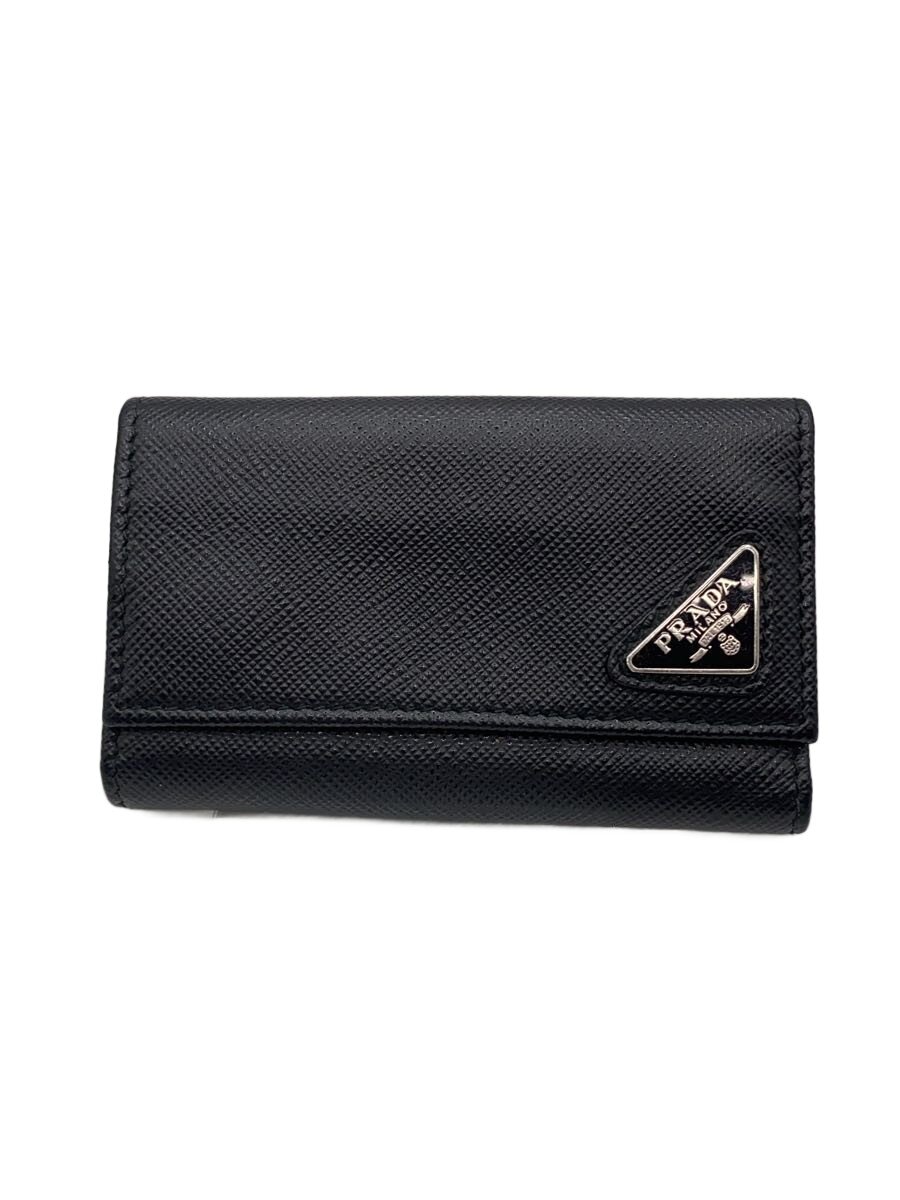 【中古】PRADA◆キーケース/--/BLK/メンズ【服飾雑貨他】