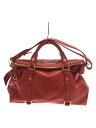 【中古】MIU MIU◆ハンドバッグ_2way/ハンドバッグ[仕入]/レザー/RED【バッグ】