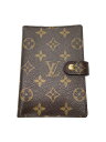 【中古】LOUIS VUITTON◆アジェンダPM_モノグラム_BRW/PVC/BRW/レディース【服飾雑貨他】