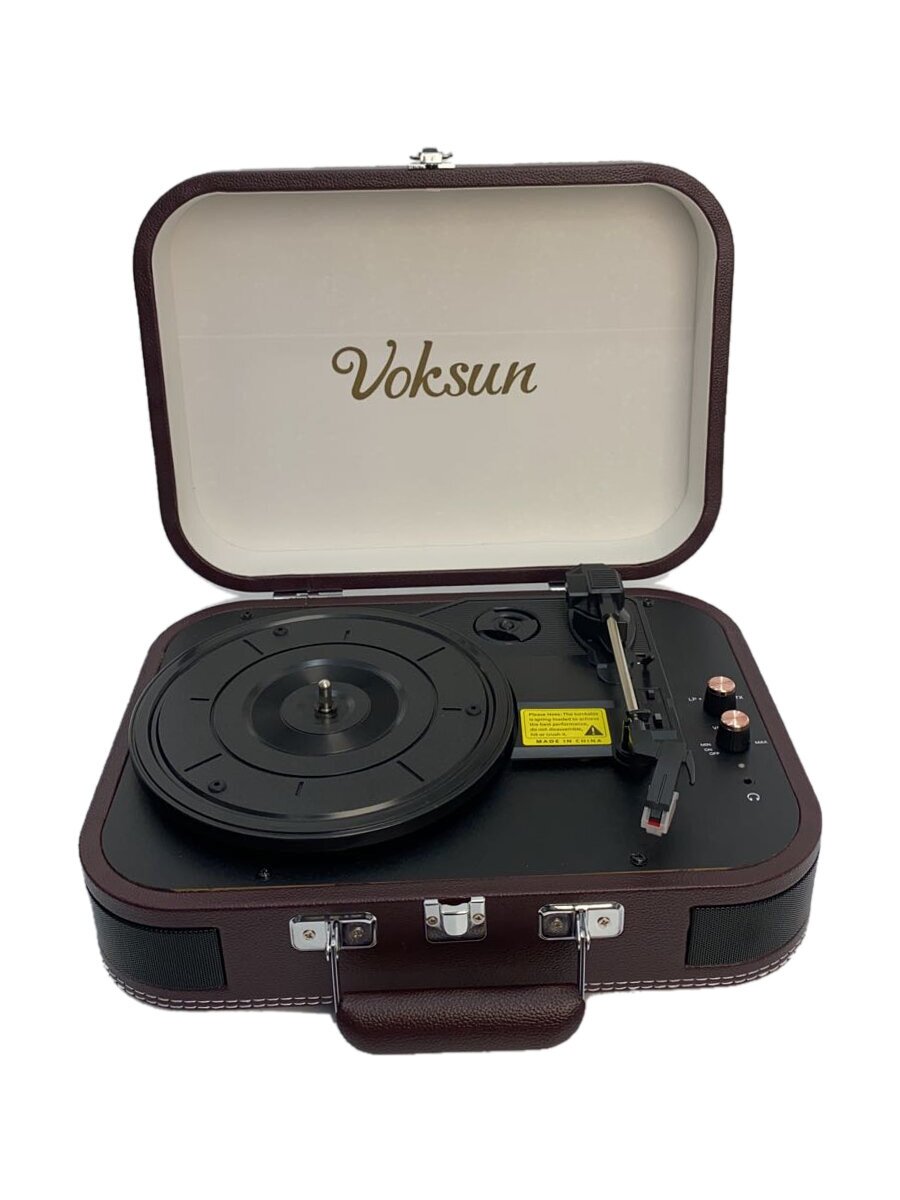 【中古】アナログプレーヤー/S300/スーツケース型レコードプレーヤー/voksun【家電・ビジュアル・オー..