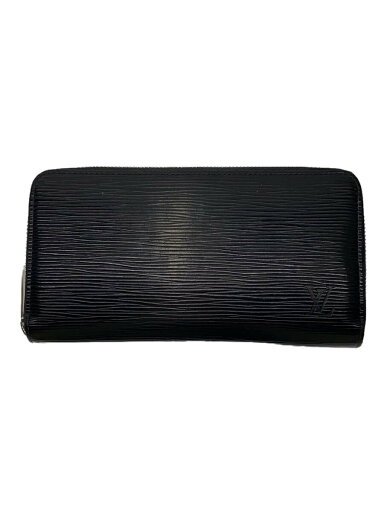 【中古】LOUIS VUITTON◆ジッピー・ウォレット_エピ_BLK/レザー/BLK/メンズ【服飾雑貨他】 【中古】LOUIS VUITTON◆ジッピー・ウォレット_エピ_BLK/レザー/BLK/メンズ【服飾雑貨他】