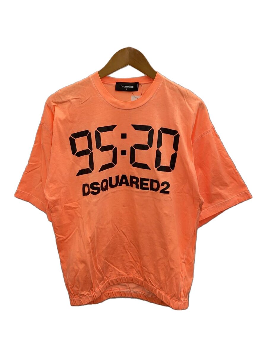DSQUARED2◆95:20 Slouch T-Shirt/Tシャツ/S/コットン/ORN/S78GD0046