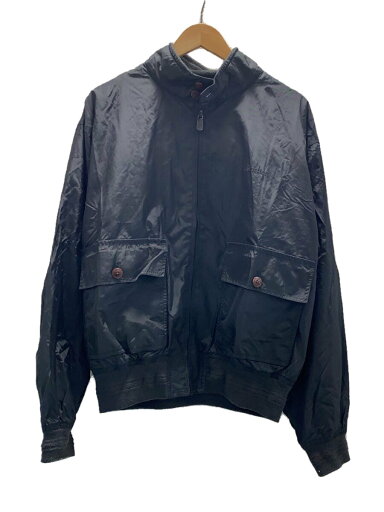 【中古】NAUTICA◆90s/スウィングトップ/ジャケット/L/ナイロン/BLK/無地【メンズウェア】 【中古】NAUTICA◆90s/スウィングトップ/ジャケット/L/ナイロン/BLK/無地【メンズウェア】