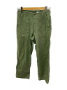 【中古】orSlow◆ボトム/--/コットン/KHK/ベイカー【メンズウェア】