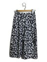 【中古】慈雨(jiu)◆パンツ/40/コットン/BLK/総柄/13122188【レディースウェア】