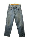 【中古】AGOLDE◆CRISS CROSS/ボトム/26/コットン/BLU/無地/14392010060AN【レディースウェア】