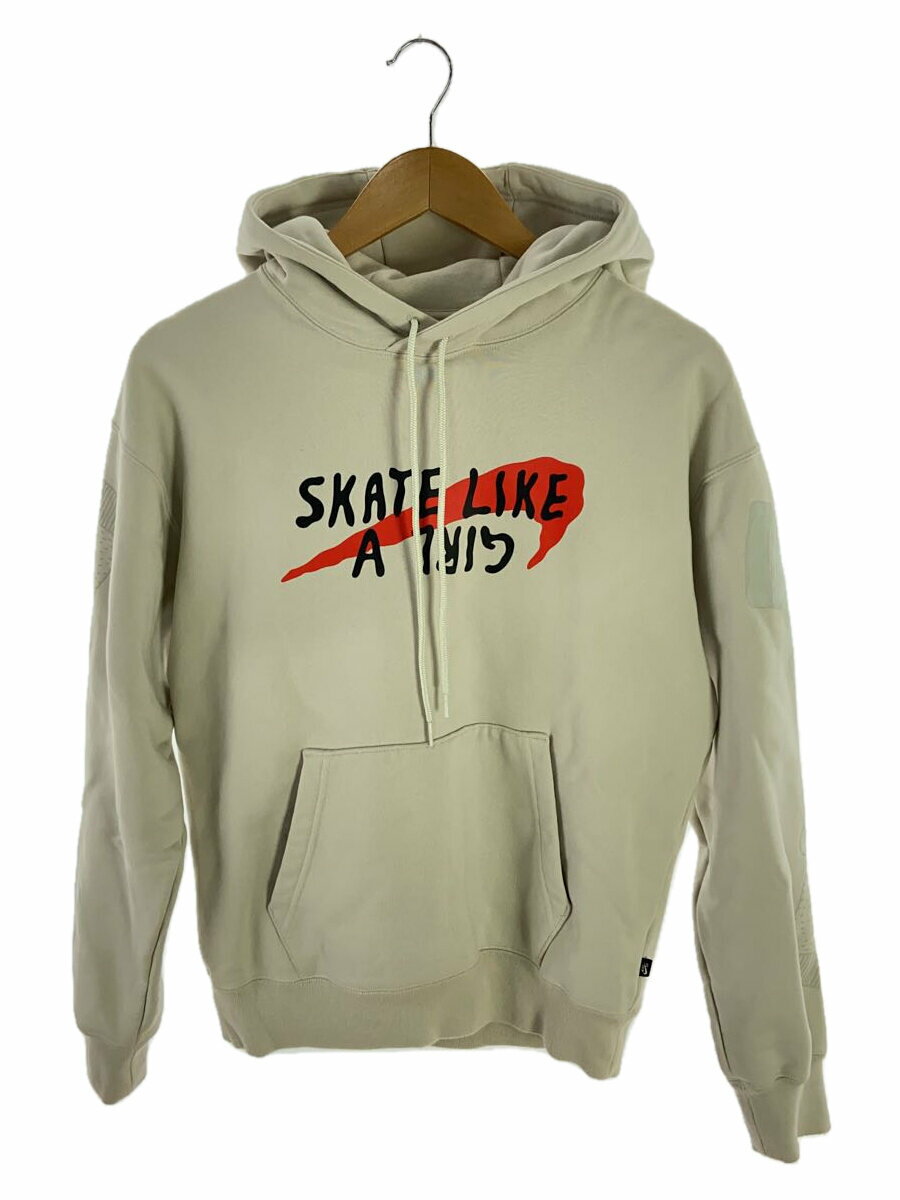 【中古】NIKE◆パーカー/XS/コットン/CRM/プリント/DQ7305-072/Skate Like A Girl 1 Fleec【メンズウェア】