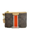 【中古】COACH◆シガレットケース/レザー/BRW/総柄/レディース【服飾雑貨他】