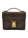 【中古】LOUIS VUITTON◆モンソー_モノグラム・キャンバス_BRW/PVC/BRW【バッグ】(4)
